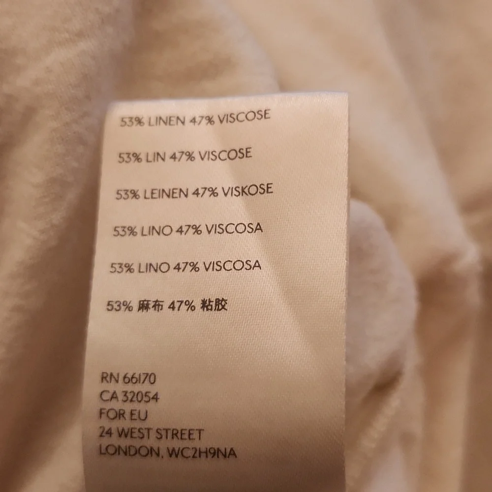 Free People Catch the Breeze Dressbiff White Size Small Linen Blend - Picture 9 of 15